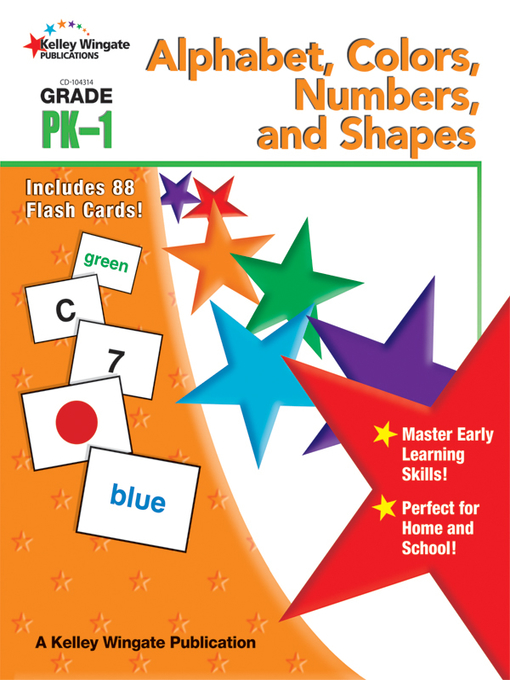 Title details for Alphabet, Colors, Numbers, and Shapes, Grades Pre-K - 1 by Carson-Dellosa Publishing - Available